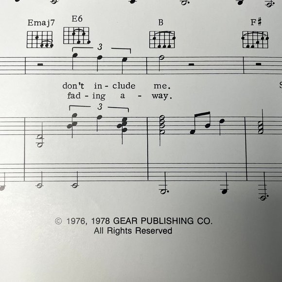 Weve Got Tonight Kenny Rogers Sheena Easton Sheet Music 1978 Country Song Book u - Picture 6 of 6